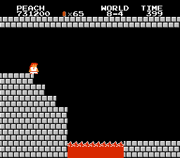 Super Mario Bros - Peach Edition -  - User Screenshot